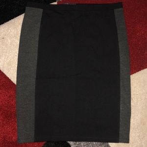 Black and grey skirt
